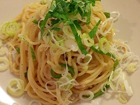 ツナと大葉でさわやか♪大人のわさび風味パスタ